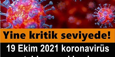 19 Ekim 2021 koronavirüs tablosu açıklandı