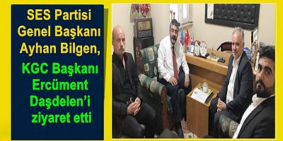 Ayhan Bilgen, KGC Başkanı Ercüment Daşdelen’i ziyaret etti