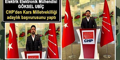 Elektrik Elektronik Mühendisi Göksel Ubiç, CHP'den Milletvekilliği başvurusunu yaptı