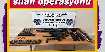 Sarıkamış'ta silah operasyonu: 2 kişi gözaltına alındı