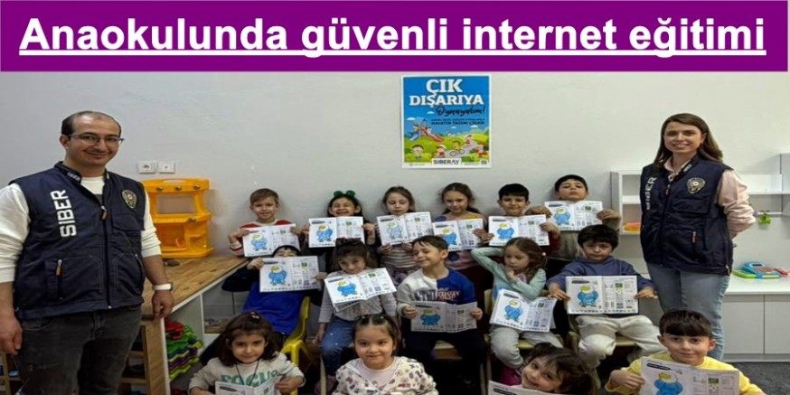 Anaokulunda güvenli internet eğitimi