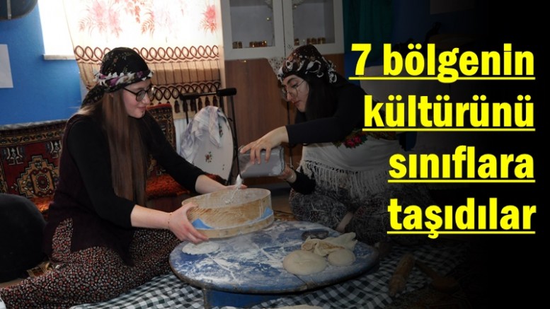 Liselilerden Türkiye turu: 7 bölgenin kültürünü sınıflara taşıdılar