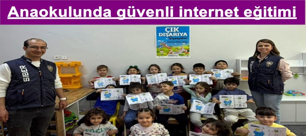 Anaokulunda güvenli internet eğitimi
