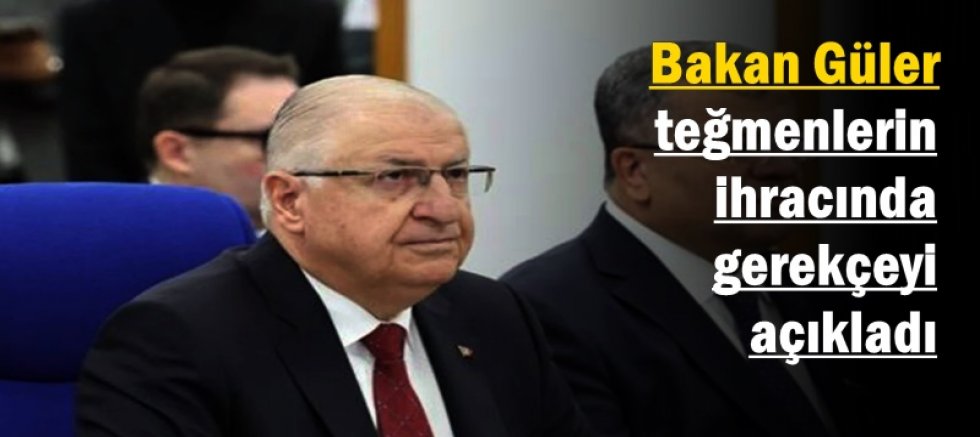Bakan Güler teğmenlerin ihracında gerekçeyi açıkladı