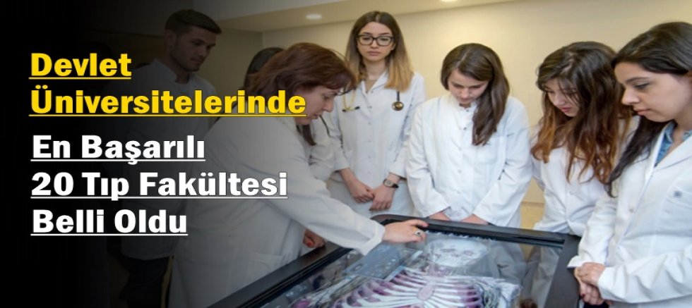 Devlet Üniversitelerinde En Başarılı 20 Tıp Fakültesi Belli Oldu