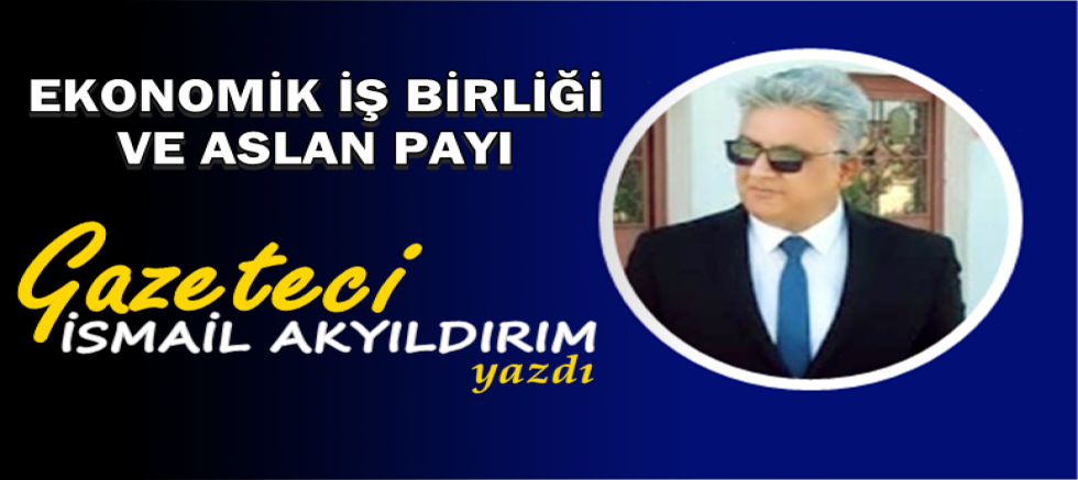 EKONOMİK İŞ BİRLİĞİ VE ASLAN PAYI...