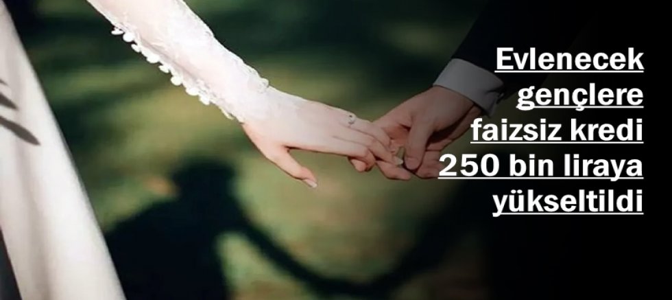 Evlenecek gençlere büyük destek