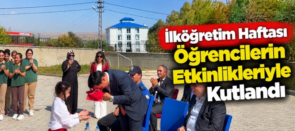 İlköğretim Haftası Öğrencilerin Etkinlikleriyle Kutlandı
