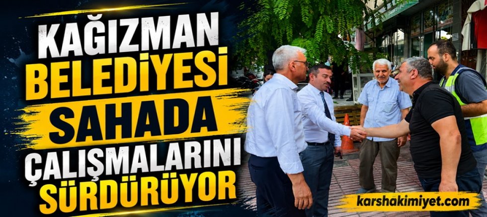 Kağızman Belediyesi Bayam Mahallesi'nde 