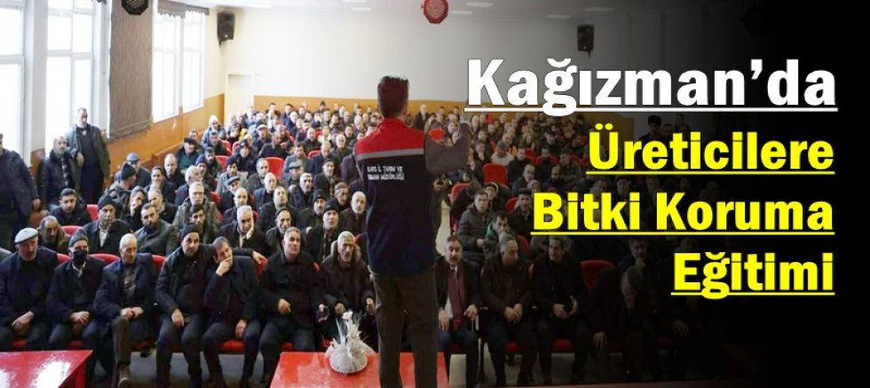 Kağızman’da Üreticilere Bitki Koruma Eğitimi