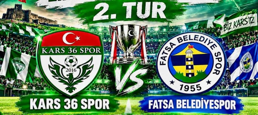 Kars 36 Spor Kupada Fatsa Belediyespor’u Ağırlayacak