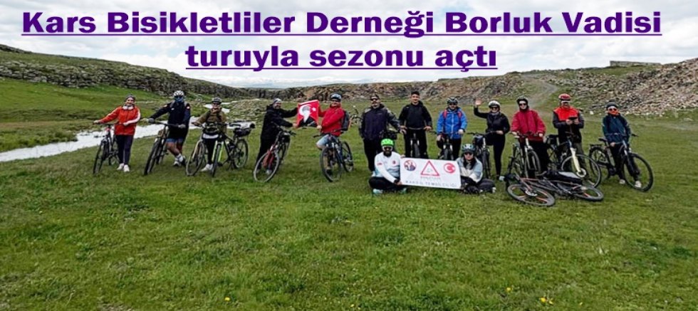 Kars Bisikletliler Derneği Sezonu Açtı