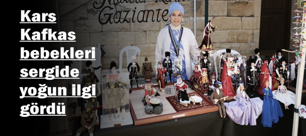 Kars Kafkas bebekleri sergide yoğun ilgi gördü