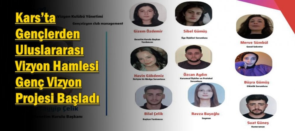 Kars’ta Gençlerden Uluslararası Vizyon Hamlesi