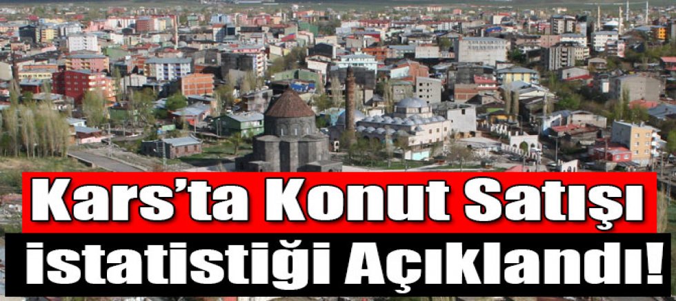 Kars'ta Konut Satışı İstatistiği Açıklandı