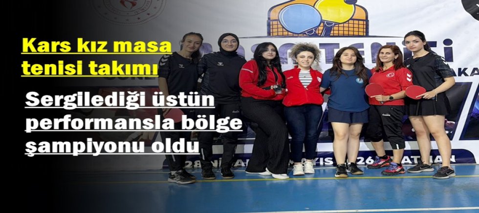 Karslı Tenisçiler Bölge Şampiyonu Oldu
