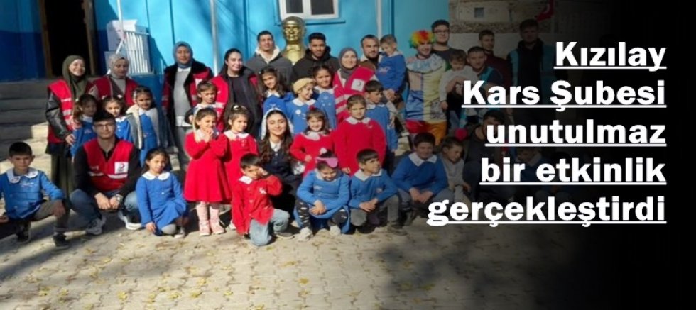 Kızılay Kars Şubesi unutulmaz bir etkinlik gerçekleştirdi