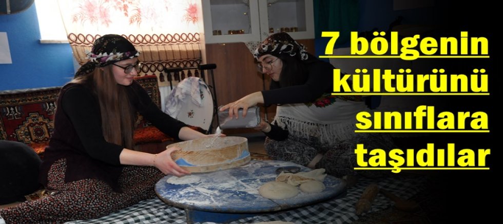 Liselilerden Türkiye turu: 7 bölgenin kültürünü sınıflara taşıdılar