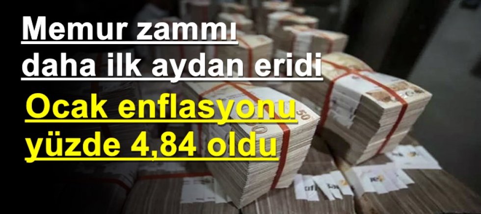 Memur zammı daha ilk aydan eridi