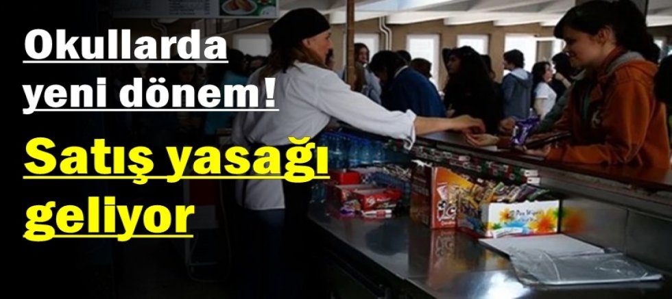 Okullarda yeni dönem! Satış yasağı geliyor