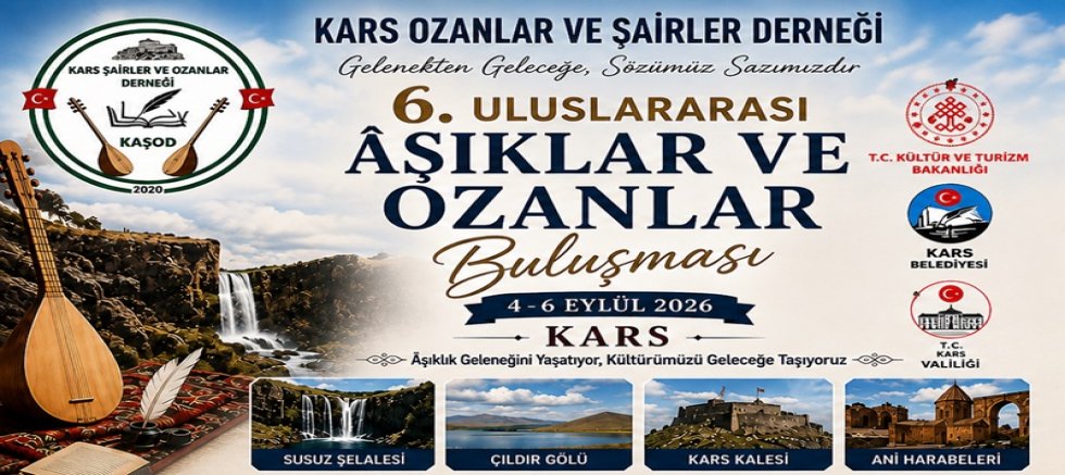 Sazın ve Sözün Ustaları Kars’ta Buluşuyor