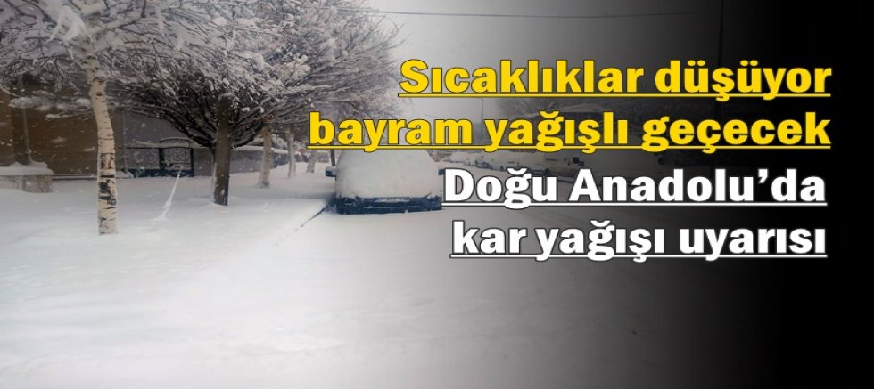 Sıcaklıklar düşüyor, bayram yağışlı geçecek