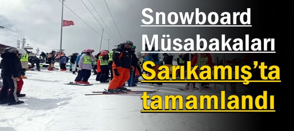 Snowboard Müsabakaları Sarıkamış’ta tamamlandı
