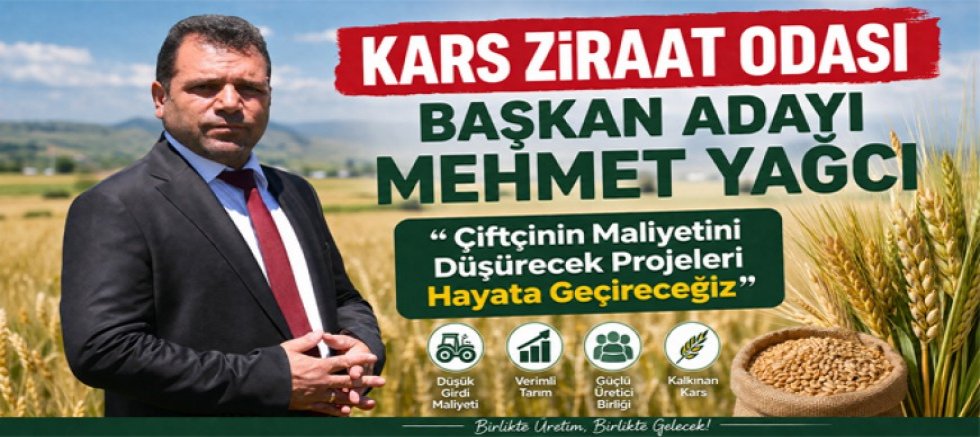 Yağcı, Çiftçinin Maliyetini Düşürecek Projeleri Hayata Geçireceğiz