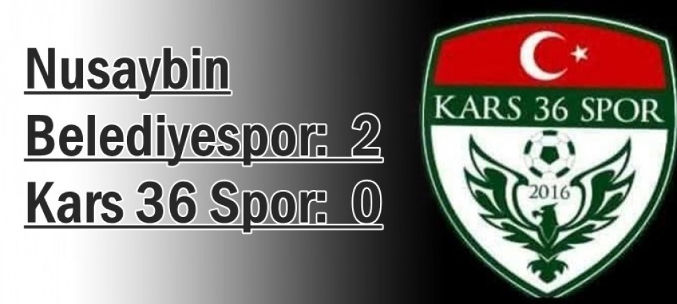 Nusaybin Belediyespor: 2 – Kars 36 Spor: 0