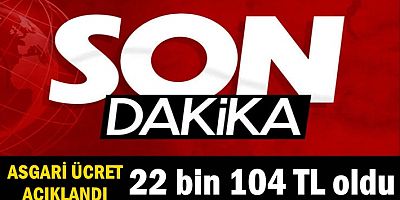 2025 yılı için yeni asgari ücret belli oldu