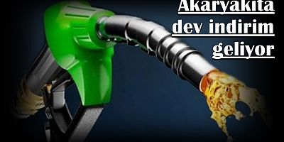 Akaryakıta dev indirim geliyor: Tarih belli oldu