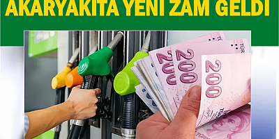 Akaryakıta Yeni Zam Geldi! 