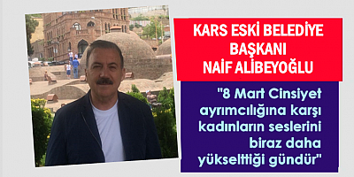 ALİBEYOĞLU'NUN 8 MART DÜNYA KADINLAR GÜNÜ MESAJI