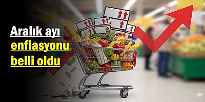 Aralık ayı enflasyonu belli oldu