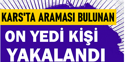 Aranan 17 şahıs yakalandı