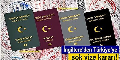 Artık Türk bakanlar bile vize almak zorunda