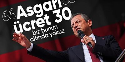 Asgari ücret 30 biz bunun altında yokuz!