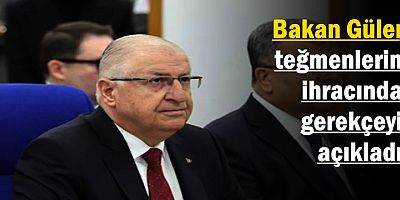 Bakan Güler teğmenlerin ihracında gerekçeyi açıkladı