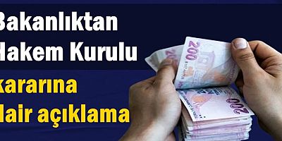 Bakanlıktan Hakem Kurulu kararına dair açıklama