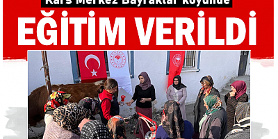 BAYRAKTAR KÖYÜNDE EĞİTİM VERİLDİ