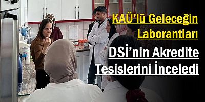 Geleceğin Laborantları DSİ’nin Akredite Tesislerini İnceledi