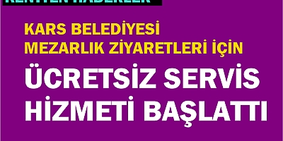 BELEDİYE'DEN ÜCRETSİZ SERVİS
