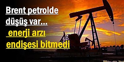Brent petrolde düşüş var, enerji arzı endişesi bitmedi
