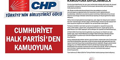 CHP'denTürkiye İttifakı’nda buluşmaya davet