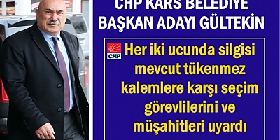 CHP'li Dündar Gültekin uyardı  “Tükenmez kalem tüketmesin!”