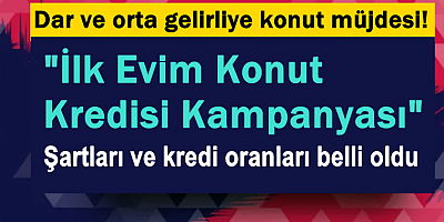 Dar ve orta gelirliye konut müjdesi! 