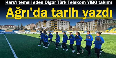 Digor’un 'Altın Kızları' Ağrı’da tarih yazdı