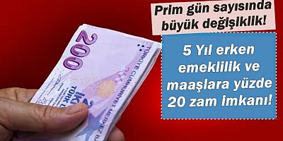 Emeklilik prim gün sayısında büyük değişiklik! 