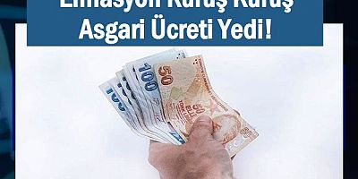 Enflasyon Kuruş Kuruş Asgari Ücreti Yedi!