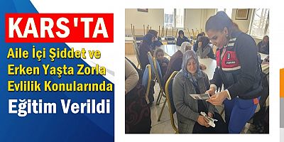 Erken Yaşta Zorla Evlilik Konularında Eğitim Verildi